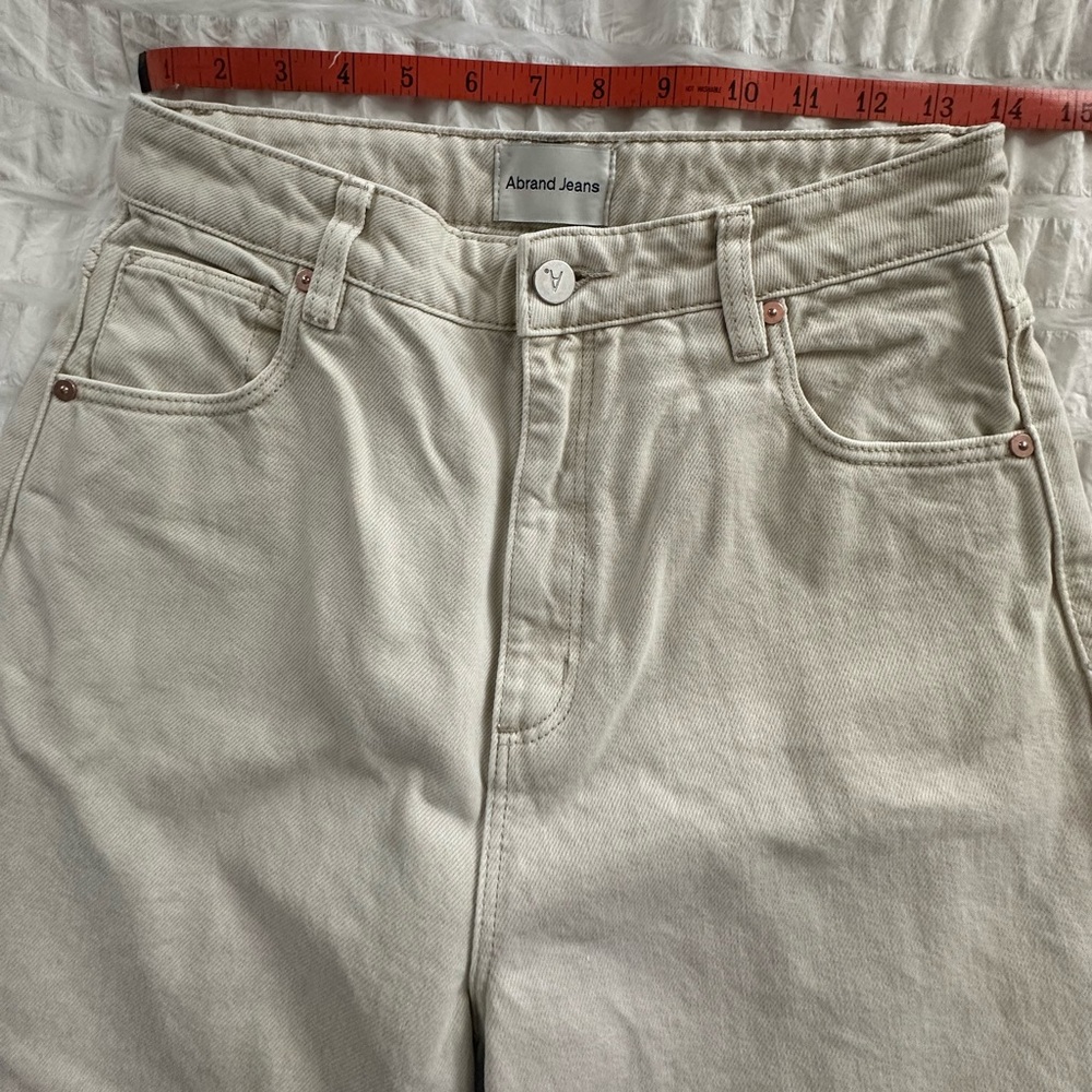 ABRAND 94 High & Wide Leg Cropped Jean Sz 28 - Picture 6 of 8
